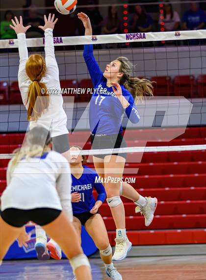 Thumbnail 1 in McMichael vs Camden County (NCHSAA 2A Final) (1 of 2 - Game) photogallery.