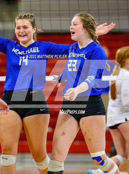 Thumbnail 2 in McMichael vs Camden County (NCHSAA 2A Final) (1 of 2 - Game) photogallery.