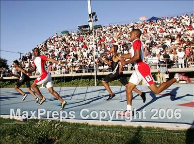Thumbnail 2 in CIF State Championships - 1600m Relay (Boys - Saturday) photogallery.