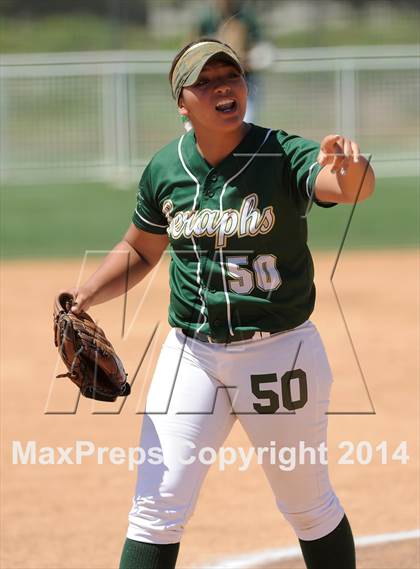 Thumbnail 2 in Cantwell-Sacred Heart vs. St. Bonaventure (CIF-SS D6 Final) photogallery.