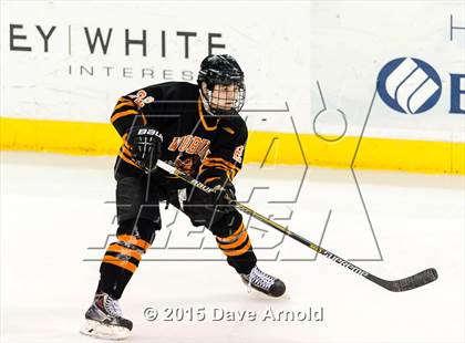 Thumbnail 2 in Woburn Memorial vs Springfield Cathedral (MIAA Super 8 Game 1) photogallery.