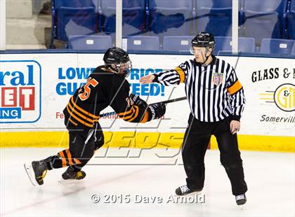 Thumbnail 1 in Woburn Memorial vs Springfield Cathedral (MIAA Super 8 Game 1) photogallery.