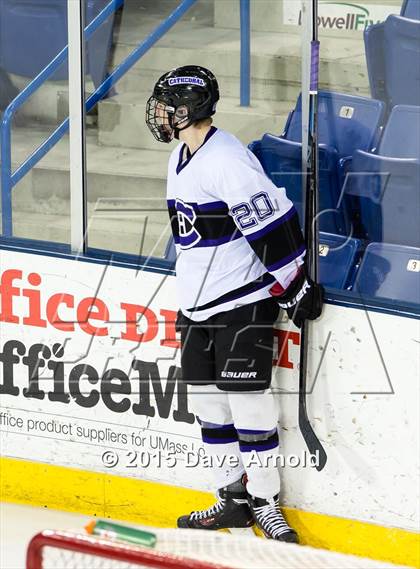 Thumbnail 3 in Woburn Memorial vs Springfield Cathedral (MIAA Super 8 Game 1) photogallery.