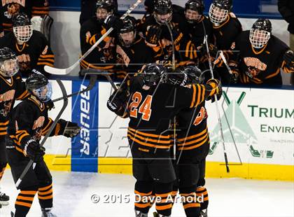Thumbnail 2 in Woburn Memorial vs Springfield Cathedral (MIAA Super 8 Game 1) photogallery.