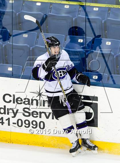 Thumbnail 3 in Woburn Memorial vs Springfield Cathedral (MIAA Super 8 Game 1) photogallery.