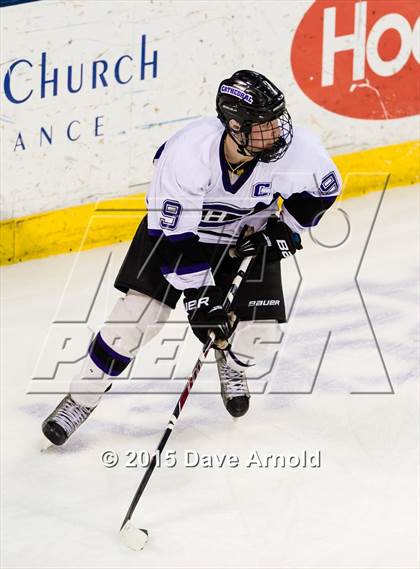 Thumbnail 1 in Woburn Memorial vs Springfield Cathedral (MIAA Super 8 Game 1) photogallery.