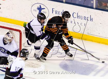 Thumbnail 3 in Woburn Memorial vs Springfield Cathedral (MIAA Super 8 Game 1) photogallery.