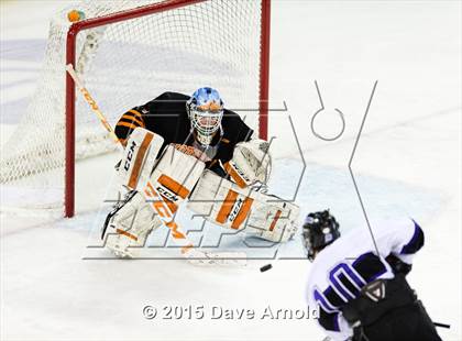 Thumbnail 1 in Woburn Memorial vs Springfield Cathedral (MIAA Super 8 Game 1) photogallery.