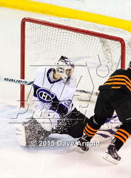 Thumbnail 3 in Woburn Memorial vs Springfield Cathedral (MIAA Super 8 Game 1) photogallery.