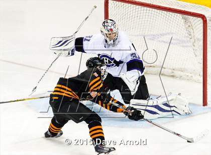 Thumbnail 3 in Woburn Memorial vs Springfield Cathedral (MIAA Super 8 Game 1) photogallery.