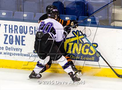 Thumbnail 1 in Woburn Memorial vs Springfield Cathedral (MIAA Super 8 Game 1) photogallery.