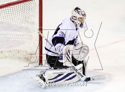 Thumbnail 1 in Woburn Memorial vs Springfield Cathedral (MIAA Super 8 Game 1) photogallery.