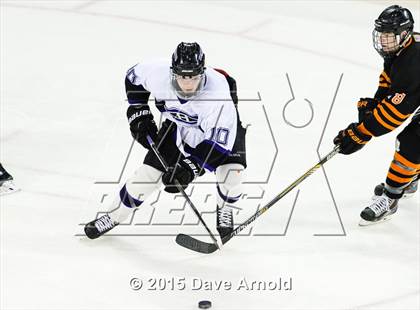 Thumbnail 1 in Woburn Memorial vs Springfield Cathedral (MIAA Super 8 Game 1) photogallery.