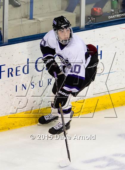 Thumbnail 1 in Woburn Memorial vs Springfield Cathedral (MIAA Super 8 Game 1) photogallery.