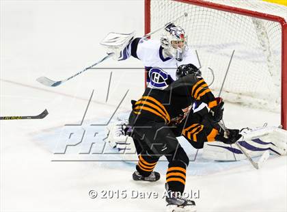 Thumbnail 1 in Woburn Memorial vs Springfield Cathedral (MIAA Super 8 Game 1) photogallery.