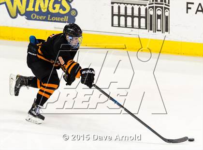 Thumbnail 2 in Woburn Memorial vs Springfield Cathedral (MIAA Super 8 Game 1) photogallery.