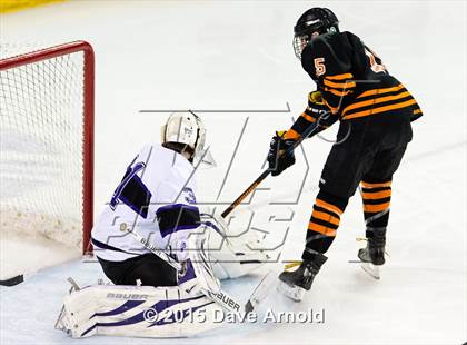 Thumbnail 2 in Woburn Memorial vs Springfield Cathedral (MIAA Super 8 Game 1) photogallery.