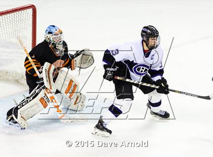 Thumbnail 1 in Woburn Memorial vs Springfield Cathedral (MIAA Super 8 Game 1) photogallery.