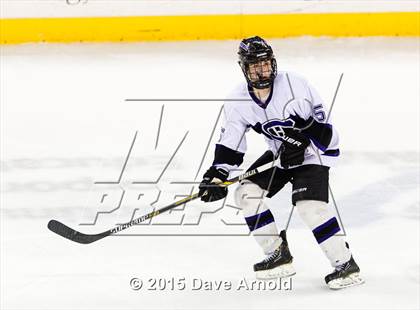 Thumbnail 2 in Woburn Memorial vs Springfield Cathedral (MIAA Super 8 Game 1) photogallery.