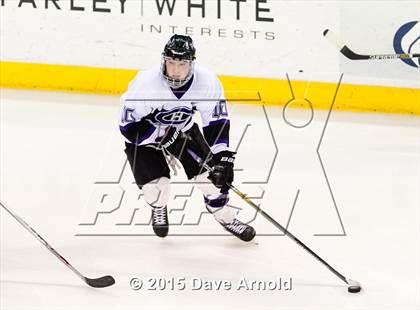 Thumbnail 2 in Woburn Memorial vs Springfield Cathedral (MIAA Super 8 Game 1) photogallery.