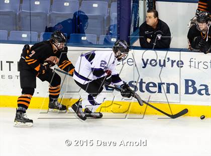 Thumbnail 1 in Woburn Memorial vs Springfield Cathedral (MIAA Super 8 Game 1) photogallery.