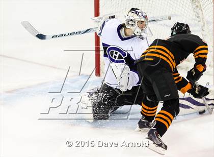 Thumbnail 2 in Woburn Memorial vs Springfield Cathedral (MIAA Super 8 Game 1) photogallery.