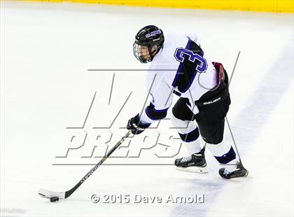 Thumbnail 2 in Woburn Memorial vs Springfield Cathedral (MIAA Super 8 Game 1) photogallery.