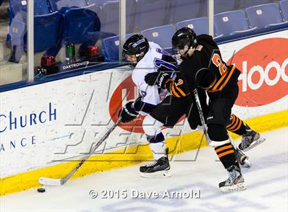 Thumbnail 2 in Woburn Memorial vs Springfield Cathedral (MIAA Super 8 Game 1) photogallery.