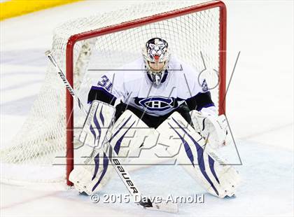 Thumbnail 2 in Woburn Memorial vs Springfield Cathedral (MIAA Super 8 Game 1) photogallery.