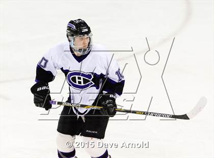 Thumbnail 2 in Woburn Memorial vs Springfield Cathedral (MIAA Super 8 Game 1) photogallery.