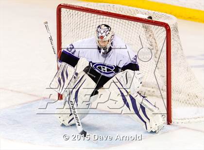 Thumbnail 2 in Woburn Memorial vs Springfield Cathedral (MIAA Super 8 Game 1) photogallery.