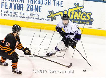 Thumbnail 2 in Woburn Memorial vs Springfield Cathedral (MIAA Super 8 Game 1) photogallery.