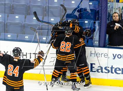 Thumbnail 2 in Woburn Memorial vs Springfield Cathedral (MIAA Super 8 Game 1) photogallery.