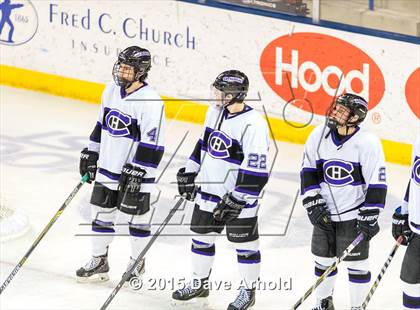 Thumbnail 2 in Woburn Memorial vs Springfield Cathedral (MIAA Super 8 Game 1) photogallery.