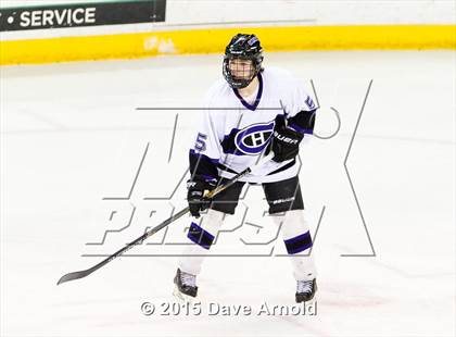 Thumbnail 2 in Woburn Memorial vs Springfield Cathedral (MIAA Super 8 Game 1) photogallery.