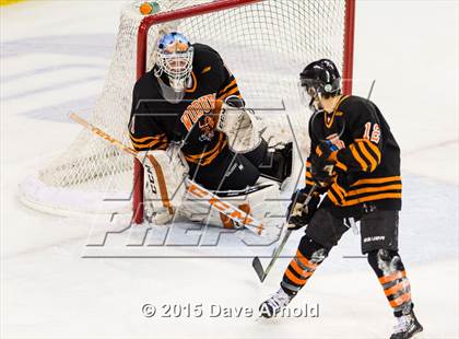 Thumbnail 3 in Woburn Memorial vs Springfield Cathedral (MIAA Super 8 Game 1) photogallery.