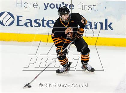 Thumbnail 2 in Woburn Memorial vs Springfield Cathedral (MIAA Super 8 Game 1) photogallery.
