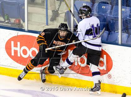 Thumbnail 1 in Woburn Memorial vs Springfield Cathedral (MIAA Super 8 Game 1) photogallery.