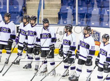 Thumbnail 1 in Woburn Memorial vs Springfield Cathedral (MIAA Super 8 Game 1) photogallery.