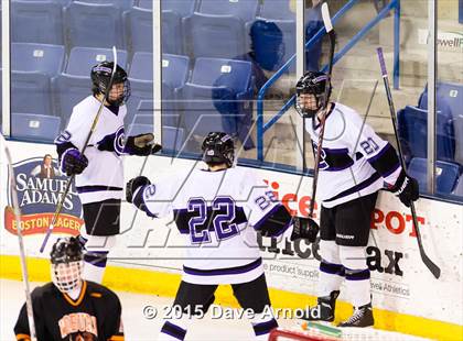 Thumbnail 1 in Woburn Memorial vs Springfield Cathedral (MIAA Super 8 Game 1) photogallery.