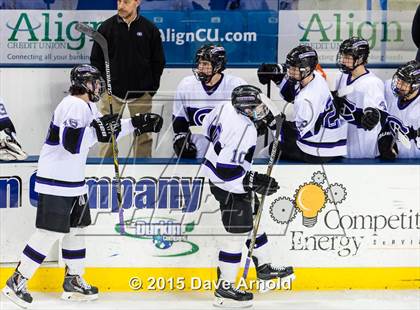 Thumbnail 2 in Woburn Memorial vs Springfield Cathedral (MIAA Super 8 Game 1) photogallery.