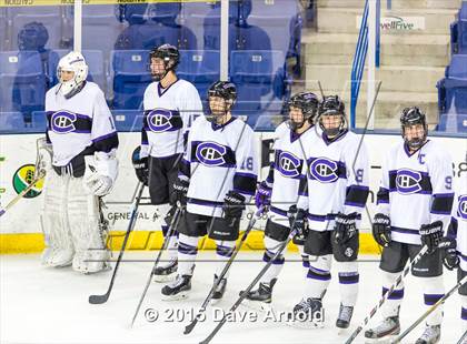 Thumbnail 3 in Woburn Memorial vs Springfield Cathedral (MIAA Super 8 Game 1) photogallery.