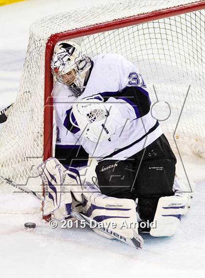 Thumbnail 2 in Woburn Memorial vs Springfield Cathedral (MIAA Super 8 Game 1) photogallery.