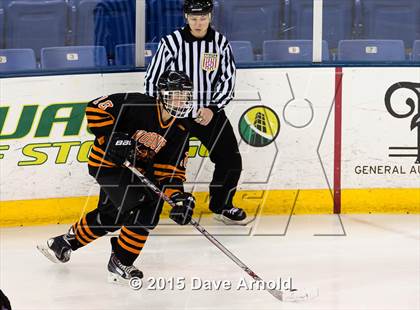 Thumbnail 2 in Woburn Memorial vs Springfield Cathedral (MIAA Super 8 Game 1) photogallery.