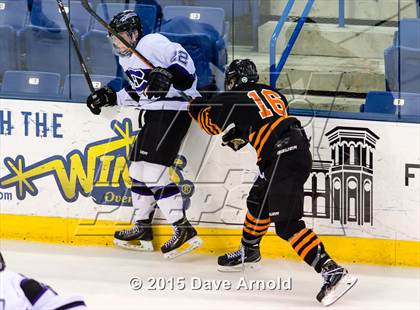 Thumbnail 3 in Woburn Memorial vs Springfield Cathedral (MIAA Super 8 Game 1) photogallery.