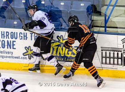 Thumbnail 1 in Woburn Memorial vs Springfield Cathedral (MIAA Super 8 Game 1) photogallery.