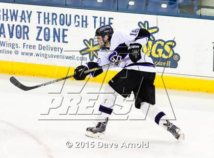 Thumbnail 1 in Woburn Memorial vs Springfield Cathedral (MIAA Super 8 Game 1) photogallery.