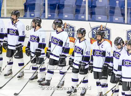 Thumbnail 2 in Woburn Memorial vs Springfield Cathedral (MIAA Super 8 Game 1) photogallery.
