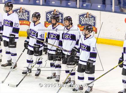 Thumbnail 1 in Woburn Memorial vs Springfield Cathedral (MIAA Super 8 Game 1) photogallery.