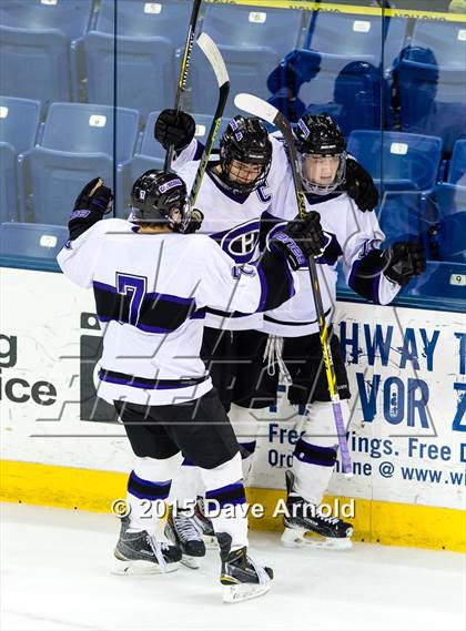 Thumbnail 1 in Woburn Memorial vs Springfield Cathedral (MIAA Super 8 Game 1) photogallery.